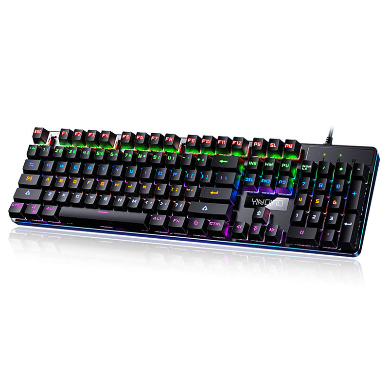 Silver Eagle ZK3 Mechanical Gaming Keyboard with Green & Black Axis Switches, Wired USB Computer Accessory