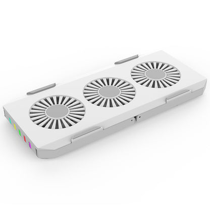 Portable Slim USB Laptop Cooling Pad with 3 Fans for 17-Inch Notebooks – Plug & Play Cooler Fan for Gaming Laptops and PCs