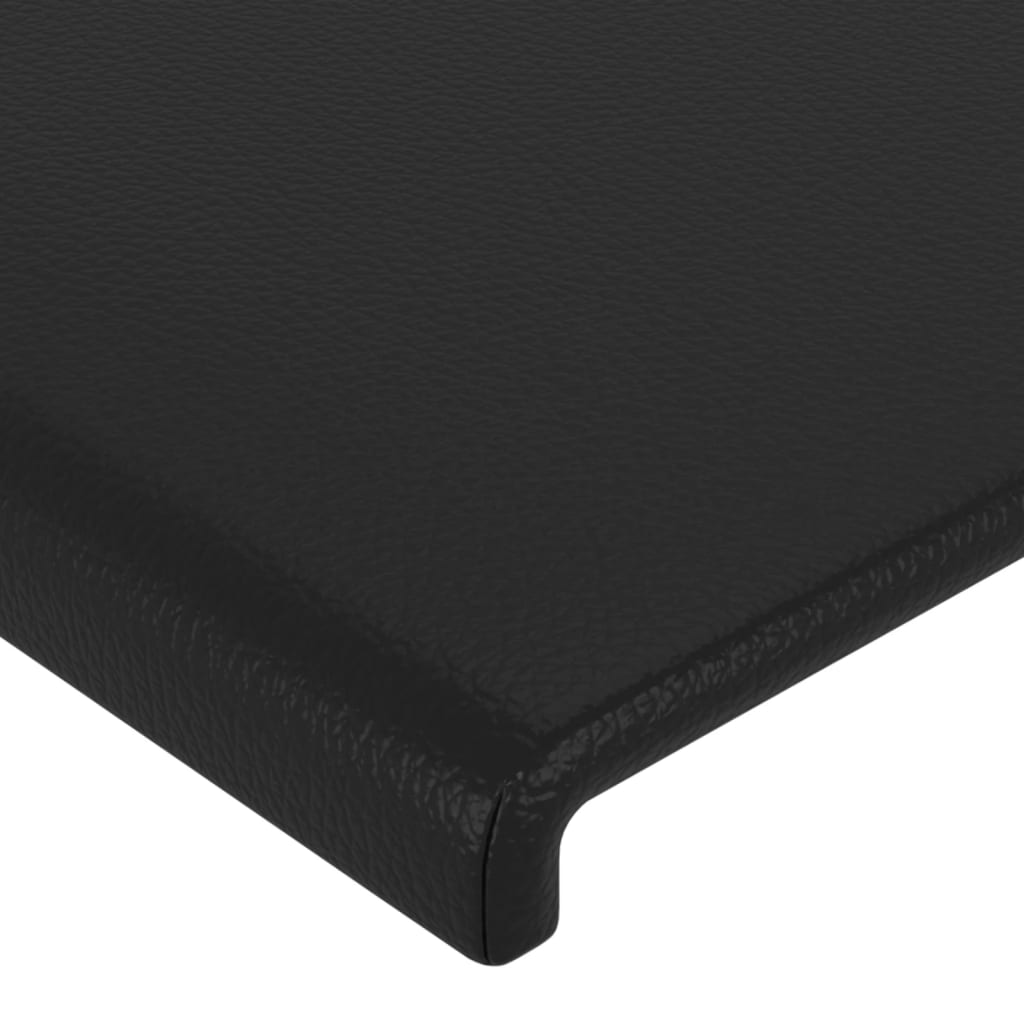 NNEVL Headboards 4 pcs Black 80x5x78/88 cm Faux Leather-3