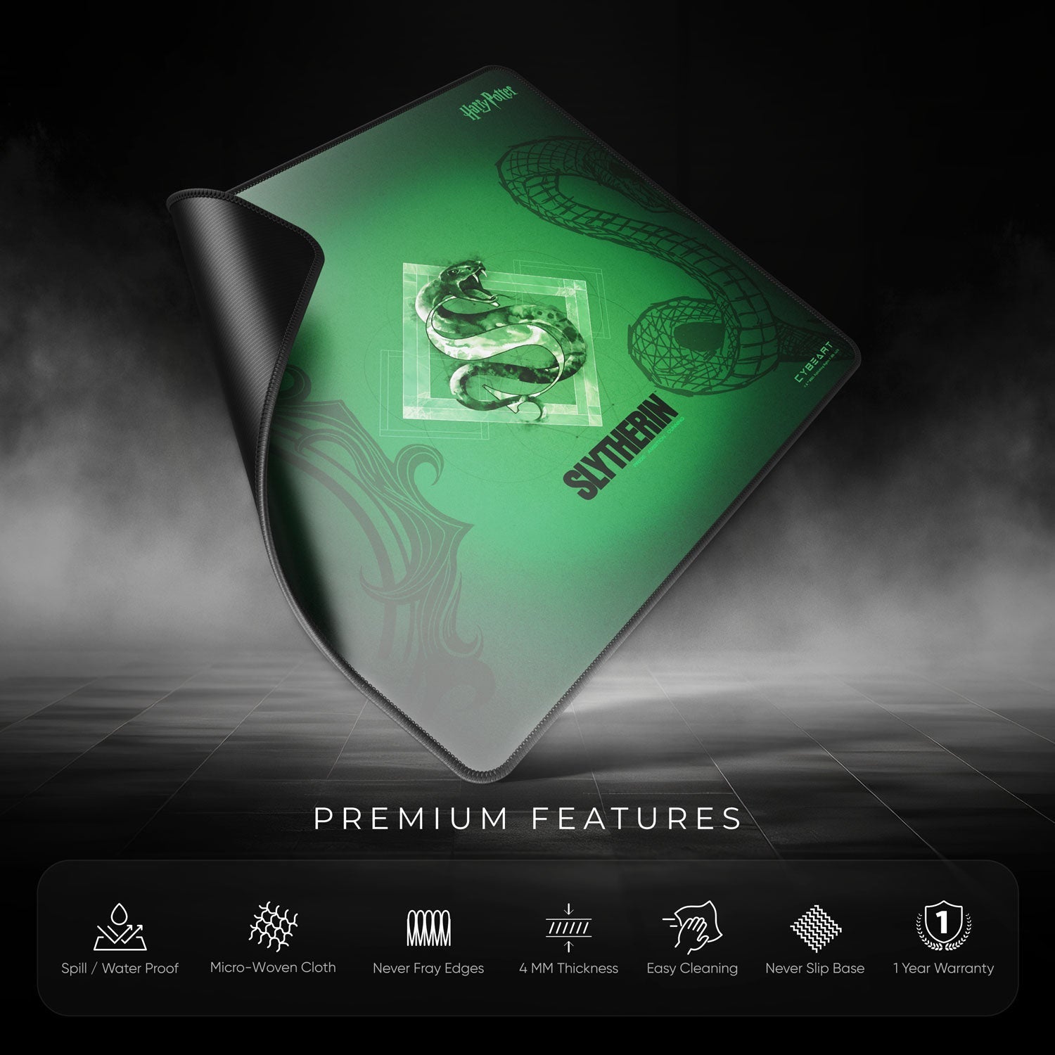 Slytherin Gaming Mouse Pad