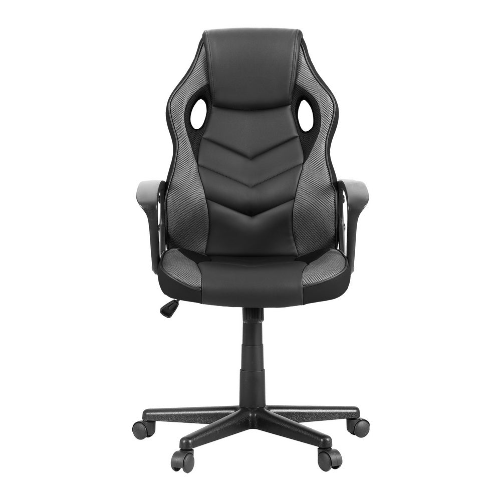 NNEDSZ Artiss Gaming Office Chair Computer Chairs Grey-2