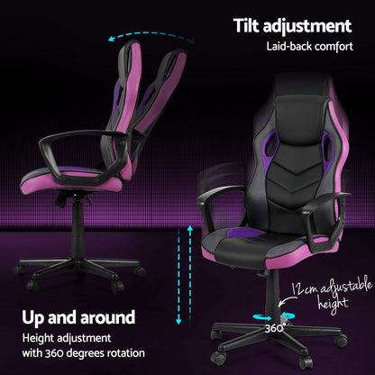 NNEDSZ Gaming Office Chair Computer Chairs Purple-4