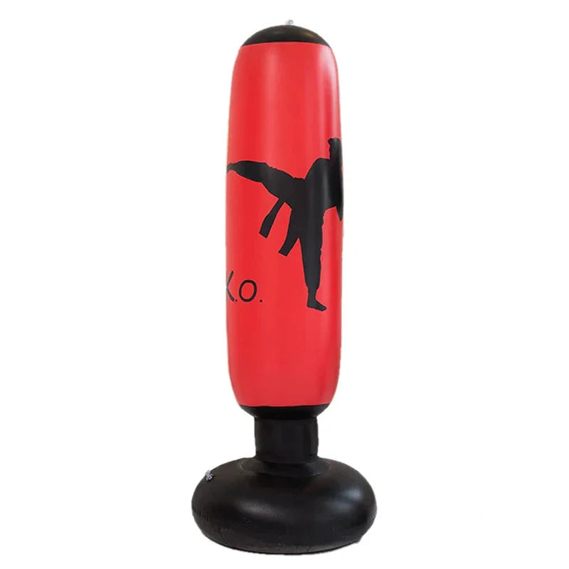 NNEOBA 160cm Inflatable Boxing Bag for Kids and Adults-0