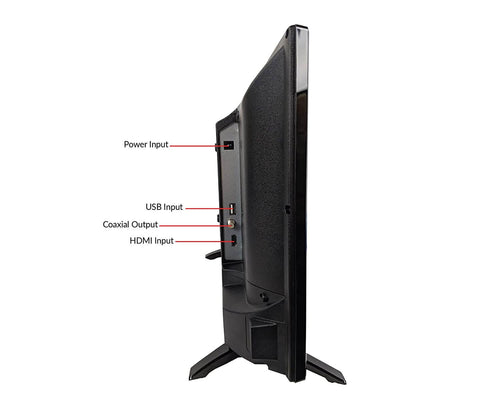 24" Supersonic 12 Volt AC/DC Widescreen LED HDTV with USB, SD Card Reader and HDMI